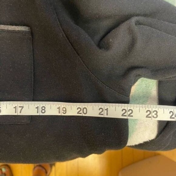 Ted Baker Men's Black Sweatshirt Quarter Zip Pocket Pullover Funnel Neck Sz L - Picture 8 of 9